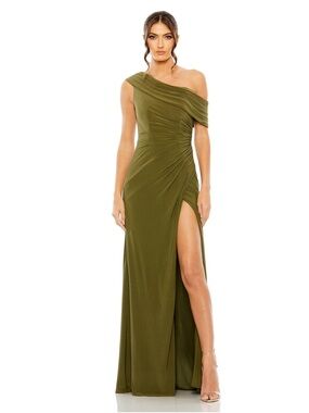 Mac Duggal Leena Olive Green Style 26517 Size 18